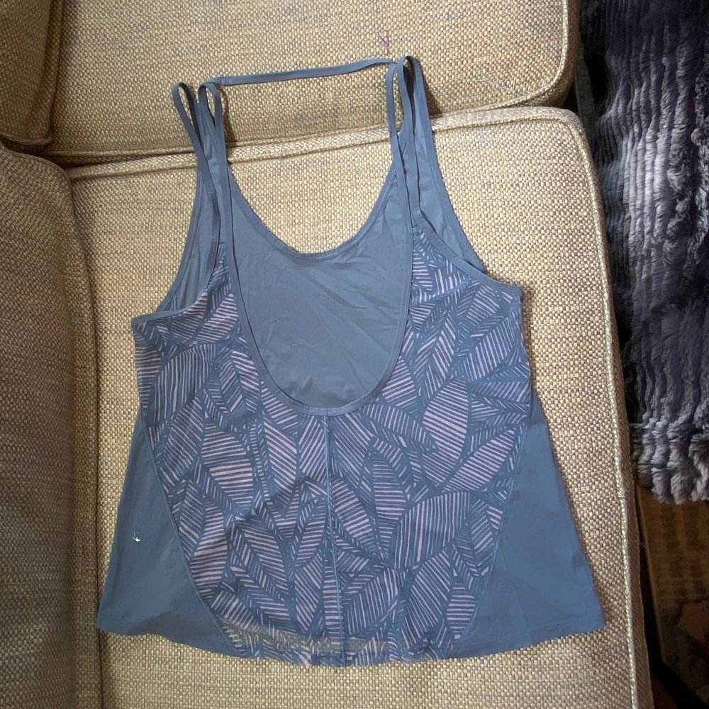 Lululemon Tank Grey/Blue and Light Pink